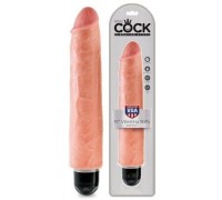 Телесный вибратор-реалистик 10 Vibrating Stiffy