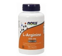Бад для мужчин Now L-Arginine 500 мг, 100 капсул