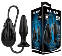 Анальная пробка Mr Play расширяющаяся с автоматической накачкой
