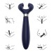 DEMO Многофункциональный вибратор Satisfyer Partner Multifun 3 Blue - фото 5