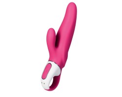 DEMO Розовый вибратор Satisfyer Vibes Mr.Rabbit с клиторальным стимулятором
