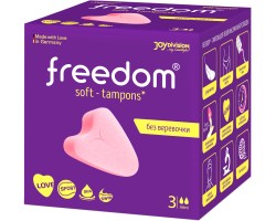 Тампоны гигиенические для секса и спорта Freedom mini 2* JoyDivision 3 шт.