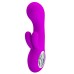 Перезаряжаемый вибратор Pretty Love Valentine с клиторальной стимуляцией, пурпурный - фото 1