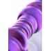 Двусторонний фаллоимитатор из фиолетового стекла Sexus Glass 22 см - фото 4