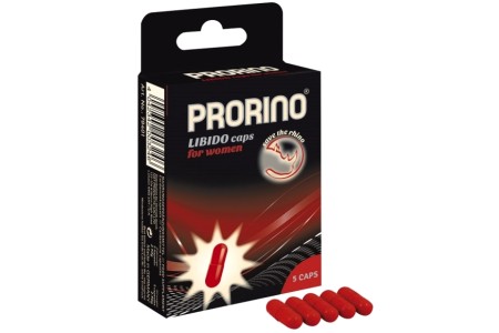 Биологически активная добавка для женщин Prorino Ero black line Libido Caps 5 капсул