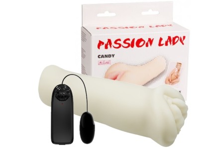 Компактный мастурбатор-вагина с вибрацией