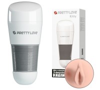 Мастурбатор-вагина в колбе Pretty Love Kitty