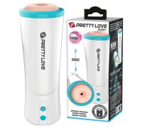 Мастурбатор Pretty Love Aby с поступательными движениями, функцией посасывания и голосовым сопровождением