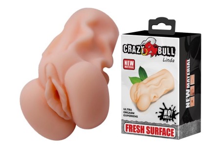 Компактный мастурбатор-вагина Crazy Bull Linda