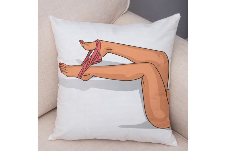 Наволочка на подушку Сексуальные ножки