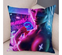 Наволочка на подушку Neon Girl