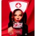 Эротический набор Территория соблазна: Медсестра - ободок, подвязка, 10 карт - фото