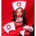 Эротический набор Территория соблазна: Медсестра - ободок, подвязка, 10 карт - фото 1