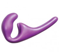 Безремневой анальный страпон Natural Seduction фиолетовый