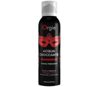 Шипучая увлажняющая пена для чувственного массажа Orgie Acqua Croccante Strawberry, 150 мл