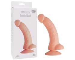Реалистичный фаллос с загнутой головкой Seducer Bended Lust Flesh