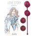 Набор вагинальных шариков Love Story Valkyrie Wine Red - фото