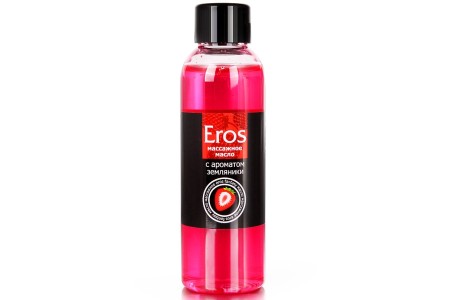 Масло для массажа Eros Exotic с ароматом земляники 75 мл