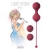 Набор вагинальных шариков Love Story Diva Wine Red - фото