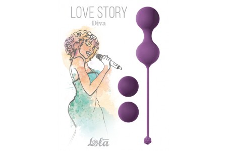 Набор вагинальных шариков Love Story Diva Lavender