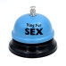 Звонок настольный Ring For Sex голубой - фото