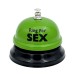 Звонок настольный Ring For Sex зеленый - фото