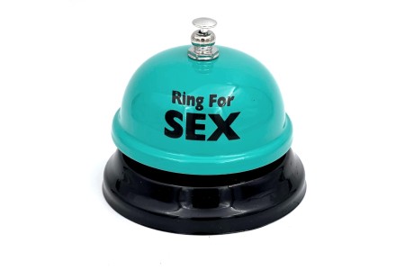 Звонок настольный Ring For Sex бирюзовый