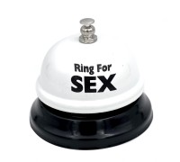 Звонок настольный Ring For Sex белый