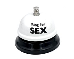 Звонок настольный Ring For Sex белый