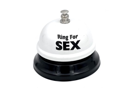 Звонок настольный Ring For Sex белый
