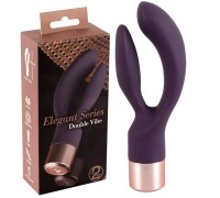 Перезаряжаемый вибратор для двойной стимуляции Elegant Series Double Vibe