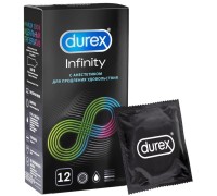 Презервативы Durex №12 Infinity гладкие с анестетиком
