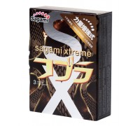 Презервативы с эффектом сужения Sagami Xtreme Cobra 3 шт