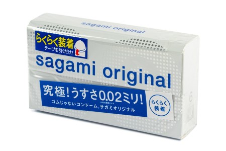Полиуретановые презервативы Sagami Original 0,02 Quick 6 шт