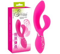 Вибратор для точки G с клиторальным стимулятором Sweet Smile