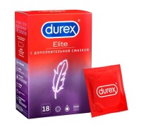 Презервативы Durex №18 Elite тонкие с дополнительной смазкой