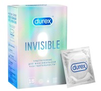 Презервативы Durex №18 Invisible ультратонкие для максимальной чувствительности