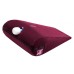 Подушка для любви с отверстием под массажер Liberator R-Axis Magic Wand рубиновый вельвет - фото 5