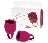 Набор менструальных чаш Natural Wellness Peony Wine Red