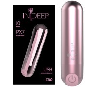 Перезаряжаемая вибропуля Indeep Clio Pink