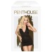 Черное мини-платье со стрингами Penthouse Earth-Shaker L/XL - фото 2