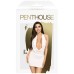 Белое мини-платье с глубоким вырезом Penthouse Heart Rob L/XL - фото 2