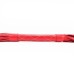 Красная кожаная плеть с декорированной рукоятью - фото 1