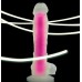 Светящийся в темноте фаллоимитатор Toyfa Tony Glow 14,5 см прозрачно-розовый - фото 2