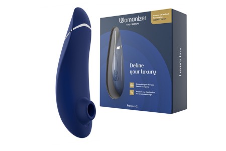 Бесконтактный стимулятор клитора Womanizer Premium 2 Blueberry