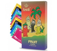 Латексные презервативы Amor Fruit №10 яркая линия