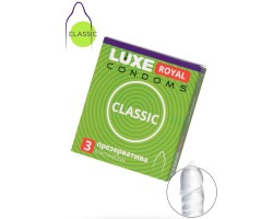 Презервативы Luxe Royal Classic 3 шт