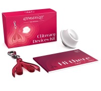 Набор Womanizer Cliterary Devices Kit силиконовая насадка и брелок на ключи