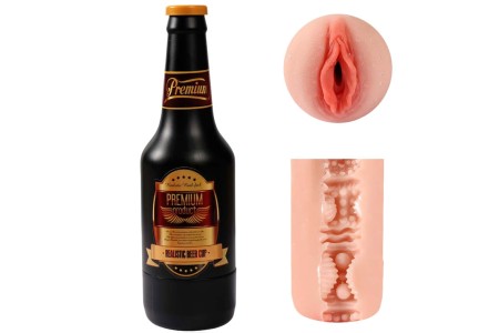 Мастурбатор-вагина в форме пивной бутылки Beer Bootle