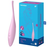 Точечный смарт-стимулятор с вибрацией Satisfyer Twirling Joy розовый